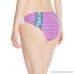 Hobie Junior's Mix It Up Hipster Bikini Bottom with Crochet Details Multi B01LYXFAFS